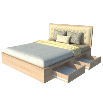 Giường 2 Hộc Kéo FG138 (180cm x 200cm)