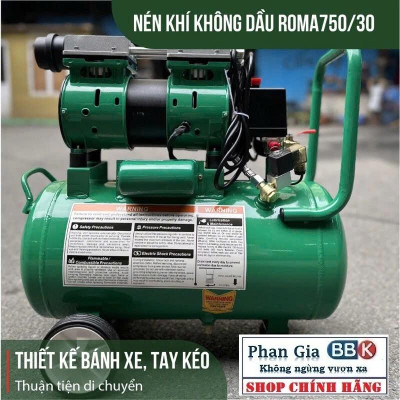 [chính hãƞg] Máy nén khí PANDA 30L - 850W Khồng dầu, 100% dây đồng, Bảo hành 1 năm