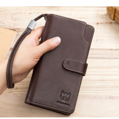 Ví nam cầm tay 100% da bò thật cao cấp phong cách mới 