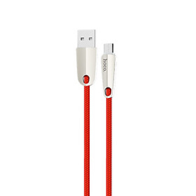 Cáp sạc nhanh 2.4A Hoco chuẩn Micro USB U35, cáp bọc dù siêu bền, dành cho Samsung, Xiaomi, Huawei, Vivo, Sony - Hàng chính hãng