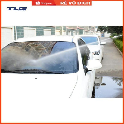 Bộ dây tăng áp 3 lần vòi xịt nước rửa xe, tưới cây loại 7-10m (cút nhựa nối nhựa đen 713-2) 206843