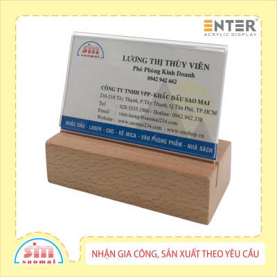 Đế gỗ Enter FG-11 70x40x25mm