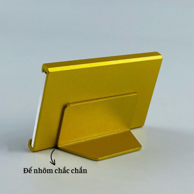 Bảng thông tin nhôm Enter AL12 60x35mm, Khung thông tin sản phẩm, Khung bảng giá siêu thị, Tag thông tin mini