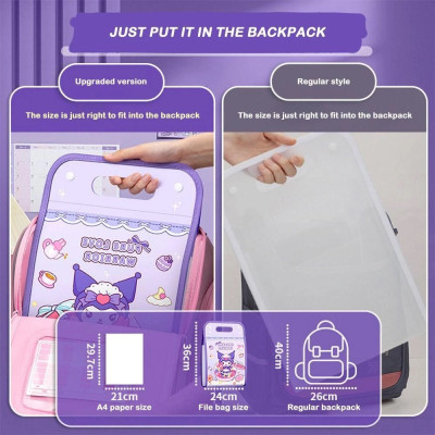 Bìa lưu trữ giấy A4 , tài liệu , gồm 13 lớp trong suốt  , nút bấm quai xách  đa năng và tiện lợi 