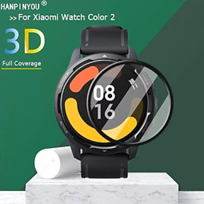 Cường lực màn hình 3D Cạnh Cong Full mặt kính cho Xiaomi Miwatch Color 2