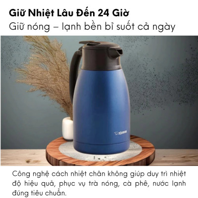 Bình giữ nhiệt nóng lạnh bấm rót Zojirushi SH-HC15