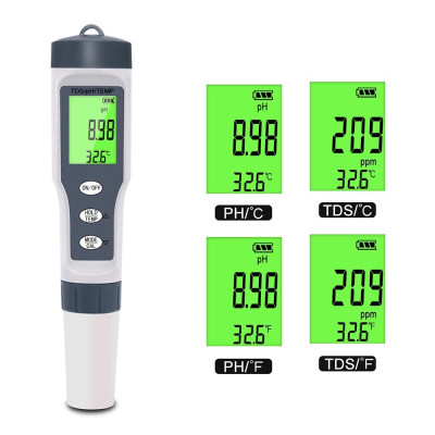 Bút Kiểm Tra Chất Lượng Nước Cầm Tay Kỹ Thuật Số 3 Trong 1 TDS/ Độ PH Và Nhiệt Độ Noyafa EZ9901 - Hàng Nhập Khẩu