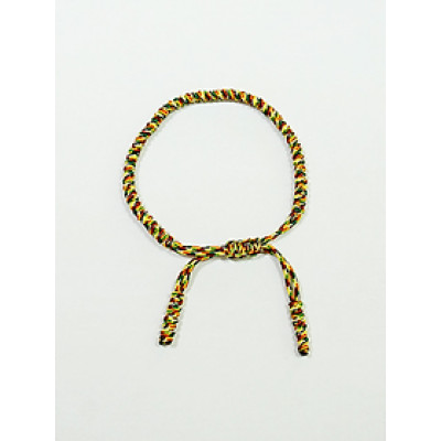 Vòng tay thắt dây Tây Tạng ngũ sắc cầu Bình An (Nữ) 