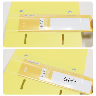 Bìa còng A5 Switch ON AO+ lưu trữ tài liệu gáy 3.5cm chất liệu nhựa PP WB213/WB214