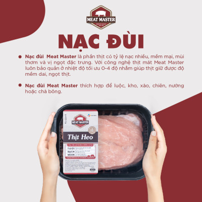 [GIÁ THẤP NHẤT THÁNG Thịt đùi heo Meat Master ( 400G ) - Giao nhanh