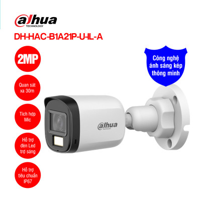 Camera HDCVI Cooper 2MP Dahua HAC-B1A21P-Hàng Chính Hãng