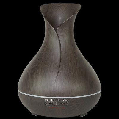 Máy khuếch tán tinh dầu TESLA - Máy xông tinh dầu hình hoa Tulip TL029 cho phòng khách có đèn 7 màu tự chuyển đổi