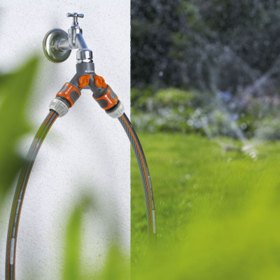 Van chia nước chữ y có khóa Gardena 00938-20