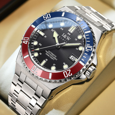 Đồng hồ nam chính hãng IW Carnival IW726G-2 ,Kính sapphire,chống xước,Chống nước30m,BH24 tháng,Máy điện tử(pin),dây da