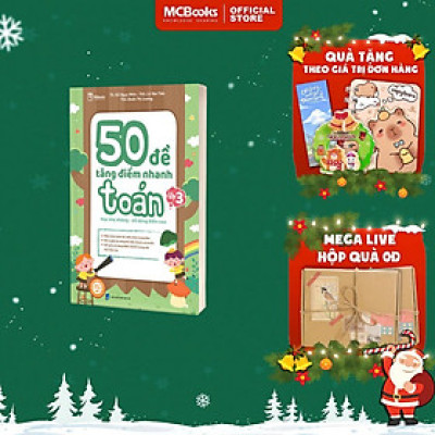 Sách - 50 đề tăng điểm nhanh Toán lớp 3 MCBooks