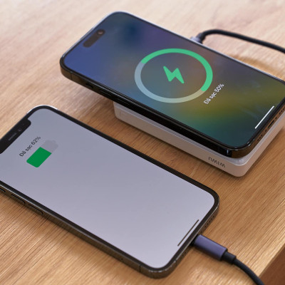 Pin/ Sạc Dự Phòng Không Dây Hít Từ Tính WIWU JC-20 10.000mAh - Hàng Chính Hãng
