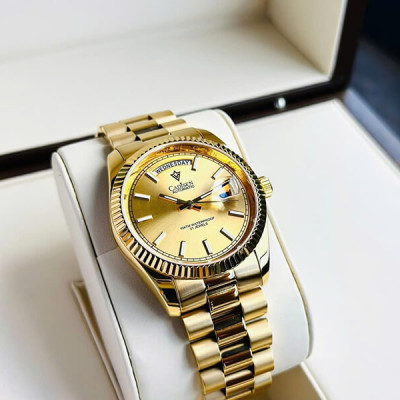 Đồng Hồ Nam Cadisen C8215M3 Chính Hãng Full Box Chống Nước Kính Chống Xước Dây Thép BH 2 Năm Máy Cơ