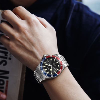 Đồng hồ nam chính hãng IW Carnival IW726G-2 ,Kính sapphire,chống xước,Chống nước30m,BH24 tháng,Máy điện tử(pin),dây da