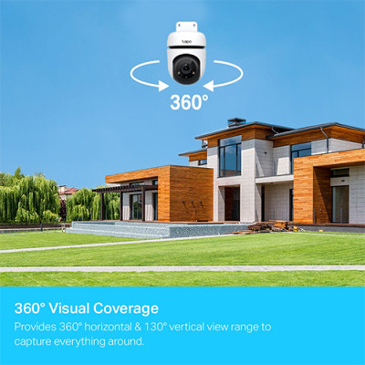 Camera ngoài trời TP-Link Tapo Pan/Tilt Outdoor Home Security Wifi 1080p C500 - Hàng chính hãng