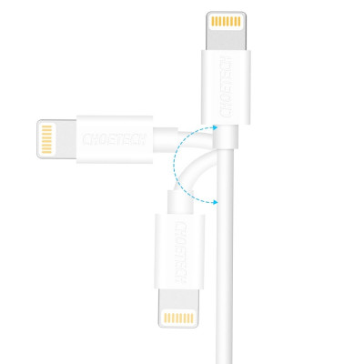 Cáp sạc Choetech IP00 nhanh MFI Usb to Light-ning 2.4A  (Hàng chính hãng)