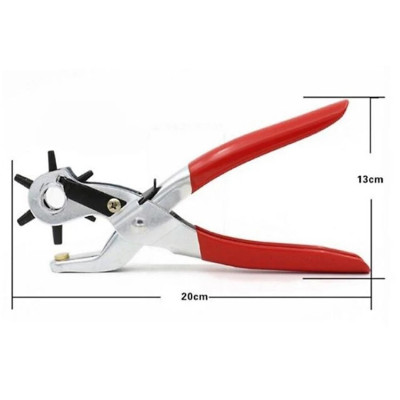 Kìm bấm lỗ dây nịt da, bấm lỗ dây đồng hồ nhiều kích cỡ lỗ khác nhau - Hàng chính hãng