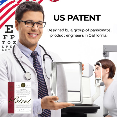 Kính lúp đọc sách cỡ lớn Anti- Glare Led Magnipros 1815 (5x, có đèn led) (Hàng chính hãng)