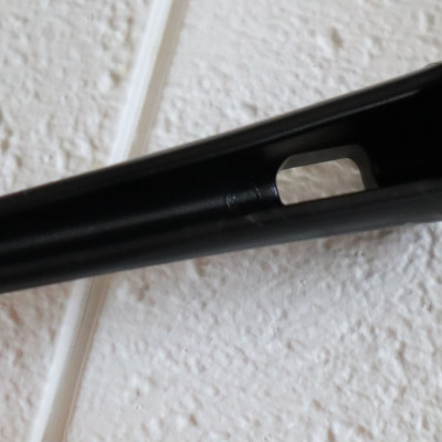 Muôi cơm kháng khuẩn cán dài Echo Metal 25cm màu đen - Nội địa Nhật Bản