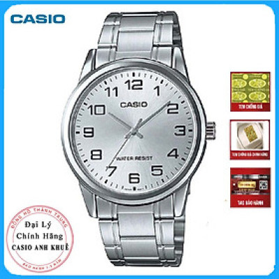 Đồng hồ nam dây kim loại Casio MTP-V001D-7BUDF