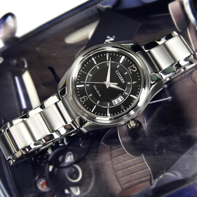 Đồng Hồ Nữ Citizen Dây Thép Không Gỉ FE1010-57E - Mặt Đen