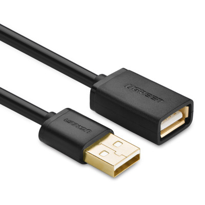 Dây nối dài USB 2.0 (1 đầu đực, 1 đầu cái) dài 1m UGREEN US103 10314 - Hàng chính hãng