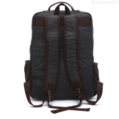 Balo nam vải canvas cao cấp phong cách mới 15,6"