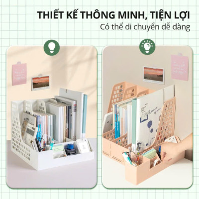 Khay Đựng Tài Liệu 3 Ngăn Việt Nhật - Hàng chính hãng 