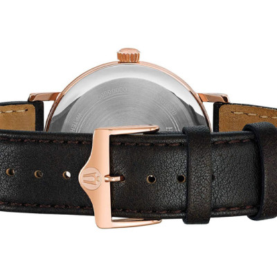 Đồng Hồ Nam Bulova Dây Da 97B154 - Mặt Xám