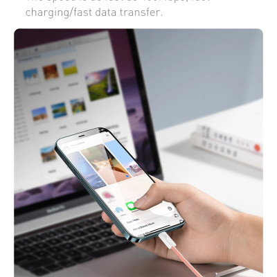 Cáp sạc nhanh Baseus Dynamic Series PD 20W Type-C to Lai-ning dành cho sản phẩm táo (Fast Charging & Data Cable) - Hàng chính hãng