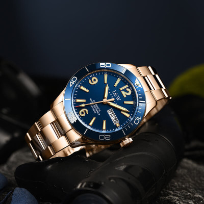 Đồng hồ nam chính hãng IW CARNIVAL IW586G-1 Kính sapphire ,chống xước ,Chống nước 50m ,Bảo hành 24 tháng,Máy cơ (Automatic),dây kim loại thép không gỉ 316L, mặt xanh thiết kế đơn giản dễ đeo
