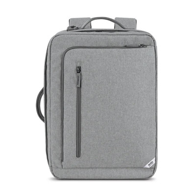 Balo Solo Re: Utilize Hybrid 15.6 inch - Xám - UBN762-10 . Sử dụng chất liệu nhựa tái chế PET bảo vệ môi trường. Kích thước 18 x 33.3 x 7.8 cm. Bảo hành chính hãng 5 năm