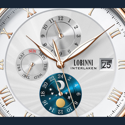 Đồng hồ nam chính hãng Lobinni No.1023LT-11 ( Phiên bản Đặc biệt )