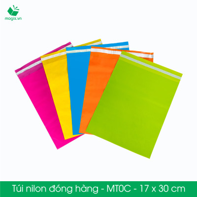 MT0 - 17x30 cm - Túi nilon TIẾT KIỆM gói hàng - 300 túi niêm phong đóng hàng