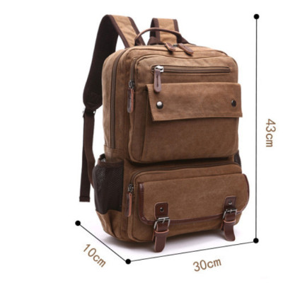 Balo nam vải canvas cao cấp phong cách mới 15,6"