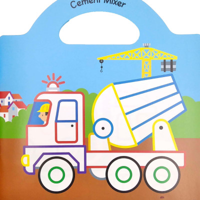 Things That Go Sticker & Colour: Trucks And Diggers