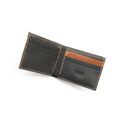 Ví Kalpa da bò vân Taga SMD003 may thủ công (Handmade )