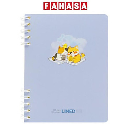 Sổ Lò Xo A5 - Kẻ Ngang - 120 Trang 100gsm - Thiên Long MB-025 - Màu Xanh Biển