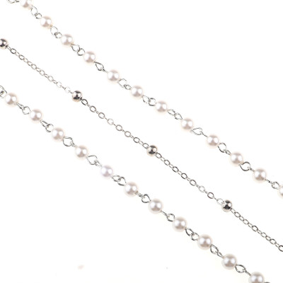Chuỗi đeo mắt kính chống trượt chống rơi vỡ tiện lợi mix ngọc trai