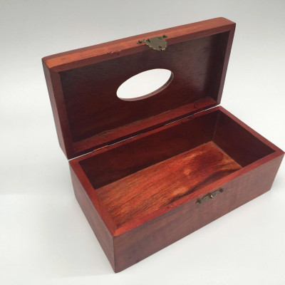 Hộp Đựng Giấy Ăn , Hộp Giấy  Ăn Gỗ Hương Cao Cấp ( hình thật )