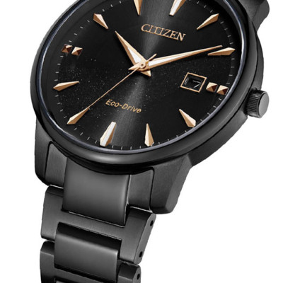 Đồng Hồ Nam Citizen Dây Thép Không Gỉ BM7595-89E - Mặt Đen (Sapphire)