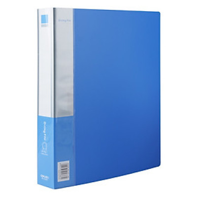 File Còng Nhẫn A4 Deli, 2 càng, Xanh Dương - 1 Chiếc - 5387