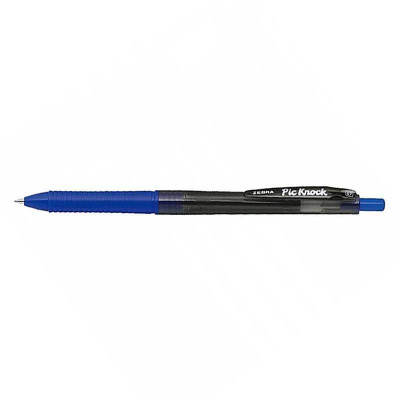 Bộ 2 Viết Bi Zebra Pic Knock 0.7mm - Màu Xanh