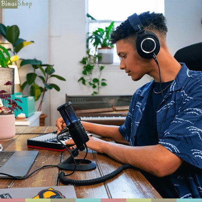 Audio Technica AT2020USB-X - Micro Condenser USB Cho Nhà Sáng Tạo Nội Dung - Hàng chính hãng