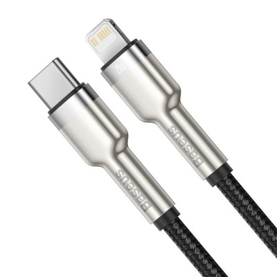 Cáp sạc nhanh và truyền data Baseus Cafule Metal 20W Type C to 12/13 (Hàng chính hãng)