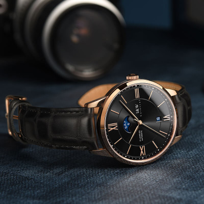 Đồng hồ nam chính hãng IW CARNIVAL IW528G-3 Kính sapphire ,chống xước,Chống nước 30m ,Bảo hành 24 tháng,Máy cơ (Automatic),Dây da cao cấp